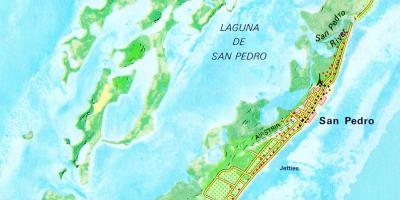 San pedro ბელიზი ქუჩის რუკა