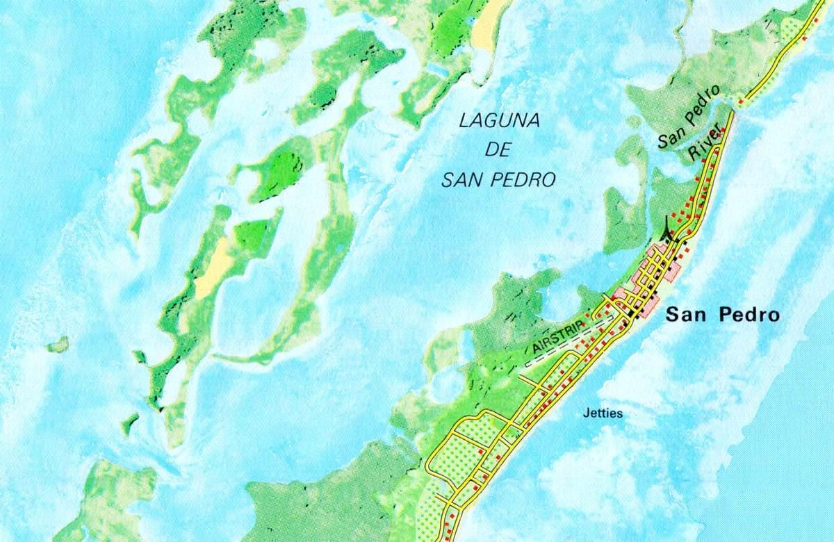 san pedro ბელიზი ქუჩის რუკა