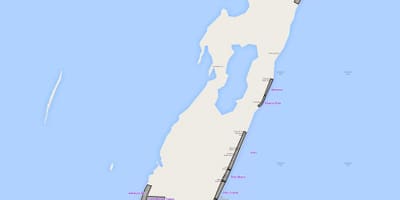 რუკა ამბრი caye ბელიზი