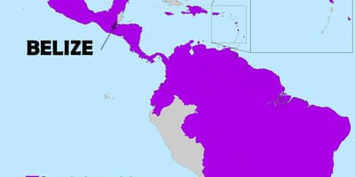 რუკა ბელიზი zika