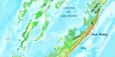 San pedro ბელიზი ქუჩის რუკა